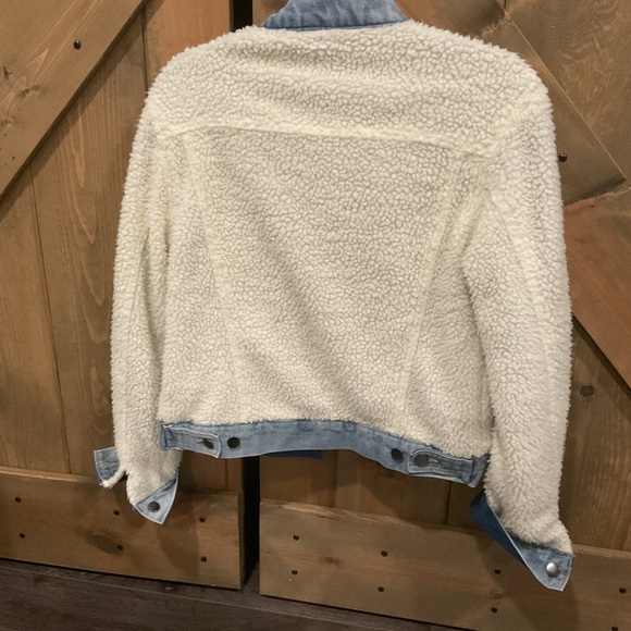 Wild Fable Sherpa Denim Jacket Size XS - Picture 4 of 5